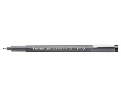 ROTULADOR CALIBRADO PIGMENT LINER 308, 0,6MM, NEGRO STAEDTLER 308 06-9 (MIN10) (Espera 4 dias)